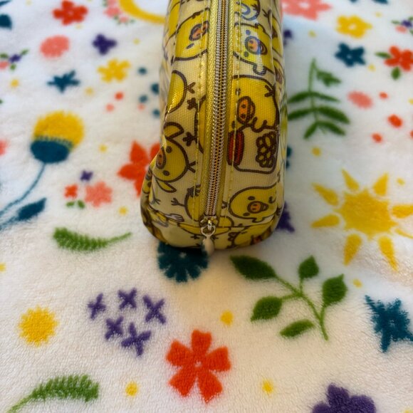 San-X Rilakkuma Makeup Pencil Bag 🐥 Kawaii Kiiroitori Bird - Picture 4 of 9